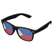 Lunettes De Fête Retro drapeau des Philippines (Angulaire)