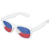 Lunettes De Fête Retro Drapeau des Philippines (Angulaire)