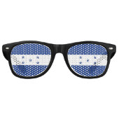 Lunettes De Fête Retro Drapeau du Honduras (Devant)
