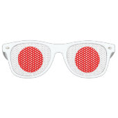 Lunettes De Fête Retro Drapeau du Japon (Devant)