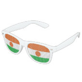 Lunettes De Fête Retro Drapeau du Niger (Angulaire)