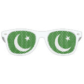 Lunettes De Fête Retro Drapeau du Pakistan (Devant)