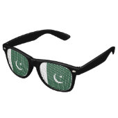 Lunettes De Fête Retro Drapeau du Pakistan (Angulaire)