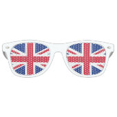 Lunettes De Fête Retro Drapeau du Royaume-Uni (Devant)