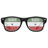 Lunettes De Fête Retro Drapeau du Somaliland (Devant)