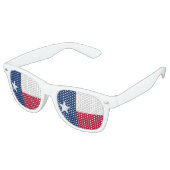 Lunettes De Fête Retro Drapeau du Texas (Angulaire)