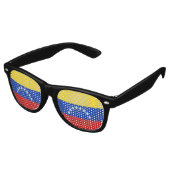 Lunettes De Fête Retro Drapeau du Venezuela (Angulaire)
