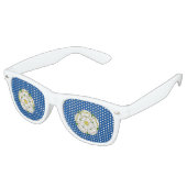 Lunettes De Fête Retro Drapeau du Yorkshire (Angulaire)