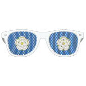 Lunettes De Fête Retro Drapeau du Yorkshire (Devant)