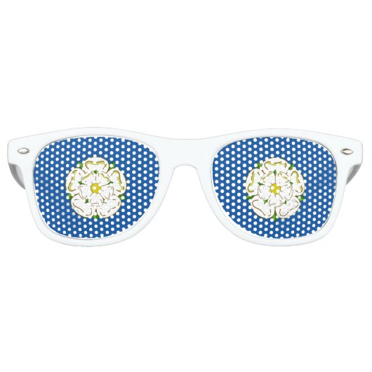 Lunettes De Fête Retro Drapeau du Yorkshire (Devant)