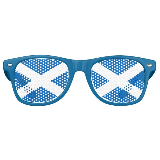 Lunettes De Fête Retro Drapeau écossais (Devant)
