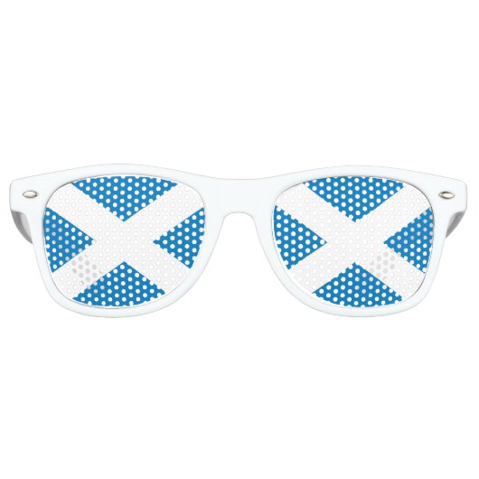 Lunettes De Fête Retro Drapeau écossais (Devant)