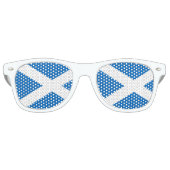 Lunettes De Fête Retro Drapeau écossais (Devant)