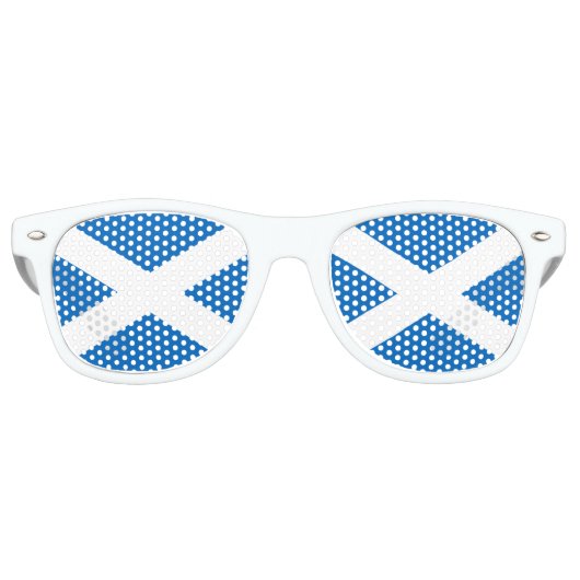 Lunettes De Fête Retro Drapeau écossais - Drapeau écossais (Devant)