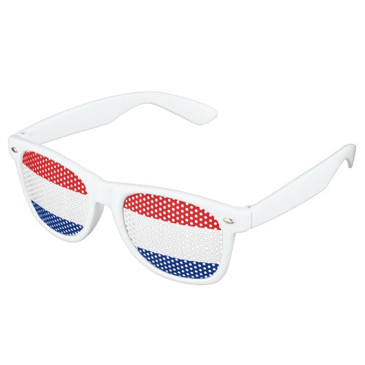 Lunettes De Fête Retro Drapeau hollandais (Angulaire)