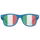 Lunettes Tricolores Supporters Italie Euro 2024 - Lunettes Drôles Football, Lunettes Soleil Italie Vert Blanc Rouge