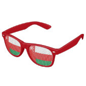 Lunettes De Fête Retro Drapeau Oman (Angulaire)