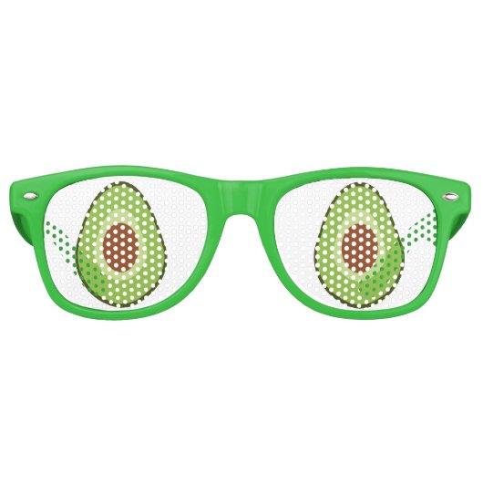 Lunettes De Fête Retro Drôle Avocado Shades (Devant)