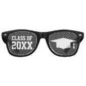 Lunettes De Fête Retro Drôle fête de remise des diplômes nuances étudiant (Devant)