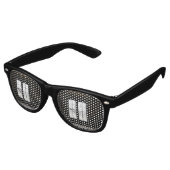 Lunettes De Fête Retro Echo Tombé Du Passé (Angulaire)