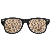 Lunettes De Fête Retro empreinte de léopard de mode de safari sauvage (Devant)