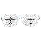 Lunettes De Fête Retro En mode Plan - B29 tons (Devant)