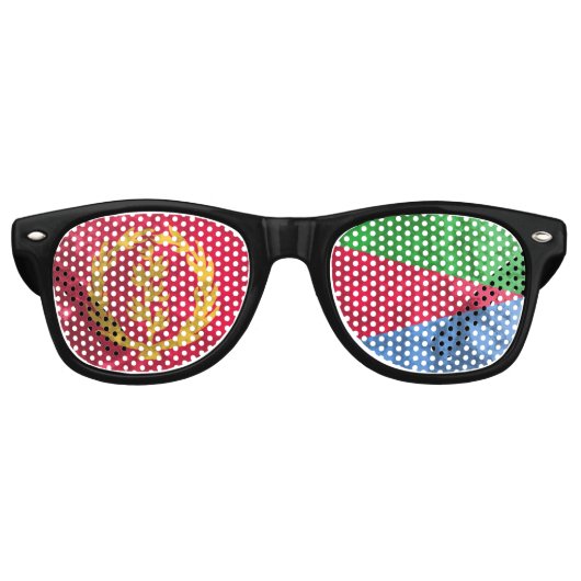 Lunettes De Fête Retro Érythrée (Devant)