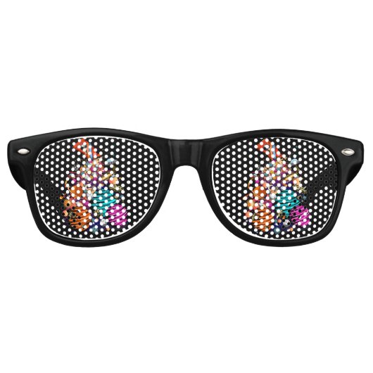 Lunettes De Fête Retro Espace (Devant)