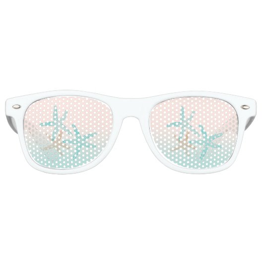 Lunettes De Fête Retro Étoile de mer trendy cool (Devant)