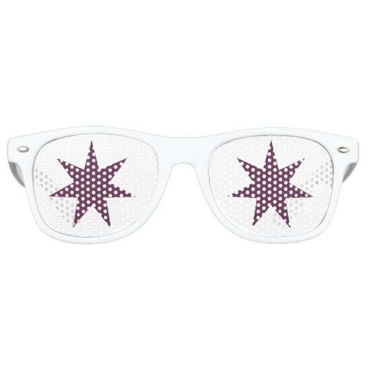 Lunettes De Fête Retro Étoiles (Devant)