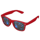 Lunettes De Fête Retro Exécution Sur Vide (Angulaire)