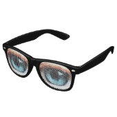 Lunettes De Fête Retro Eyeball effrayant & Halloween Oeil bleu /zombie éf (Angulaire)