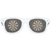 Lunettes De Fête Retro Fans fléchés 🎯 😍 Dartboard (Devant)