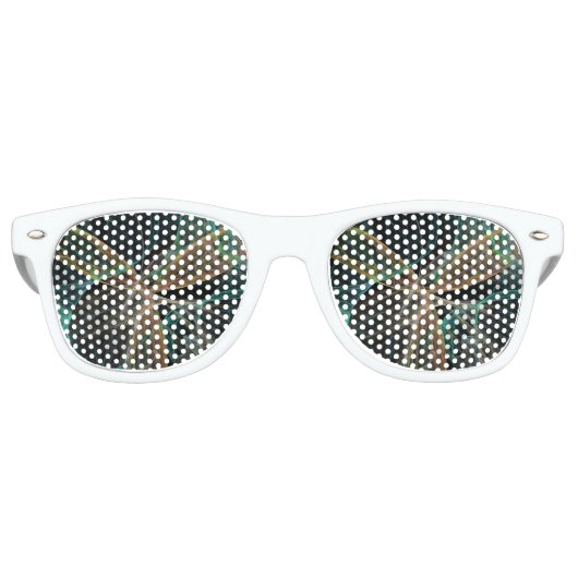 Lunettes De Fête Retro Fantaisie spatiale (Devant)