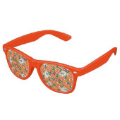 Lunettes De Fête Retro Fantômes d'Halloween Patch de citrouille hantée (Angulaire)