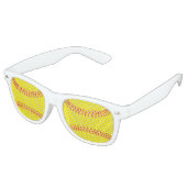 Lunettes De Fête Retro Fastpitpitch Softball Player ou Team Party Fun Spo (Angulaire)