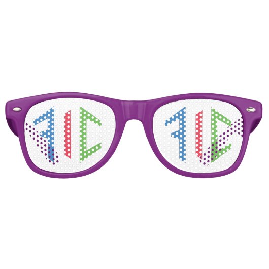 Lunettes De Fête Retro FCI - Fête des adultes (Devant)