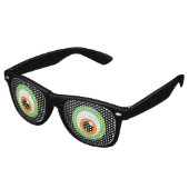 Lunettes De Fête Retro Fête des yeux du monstre noir (Angulaire)