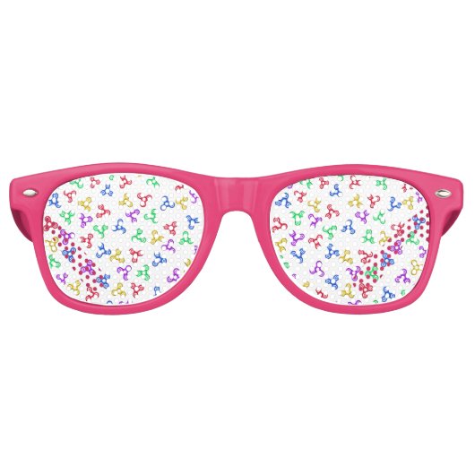 Lunettes De Fête Retro Fidget Spinners (Devant)