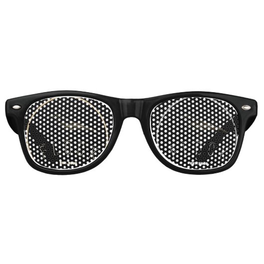 LUNETTES DE FÊTE RETRO FLOCKAVELYZ VOIR THRU (Devant)