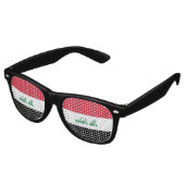Lunettes De Fête Retro Flot d'Iraq (Angulaire)