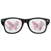 Lunettes De Fête Retro Flower Butterfly (Devant)