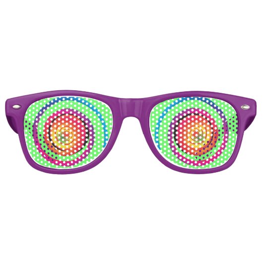 Lunettes De Fête Retro Fou Eyes Party Shades (Devant)