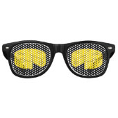 Lunettes De Fête Retro Fromage jaune (Devant)
