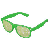 Lunettes De Fête Retro Fruit de citron vert tranche fraîche (Angulaire)