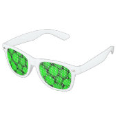 Lunettes De Fête Retro fruits verts (Angulaire)