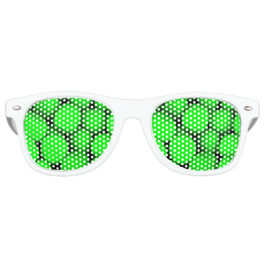 Lunettes De Fête Retro fruits verts (Devant)