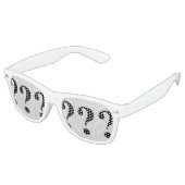 Lunettes De Fête Retro Fun Question-Mark Party (Angulaire)