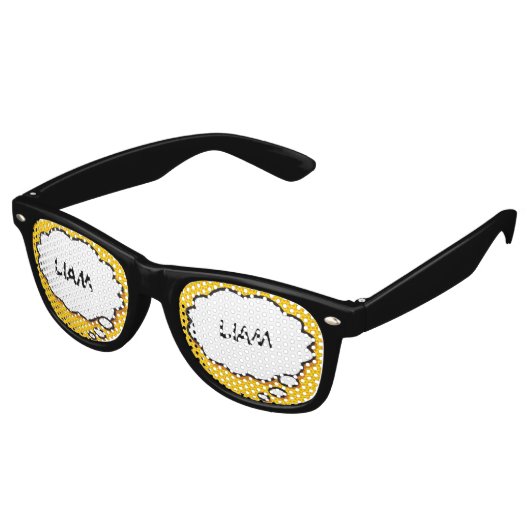 Lunettes De Fête Retro Fun Retro Comic Book Think Buble (Angulaire)