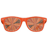 Lunettes De Fête Retro Funky Orange (Devant)